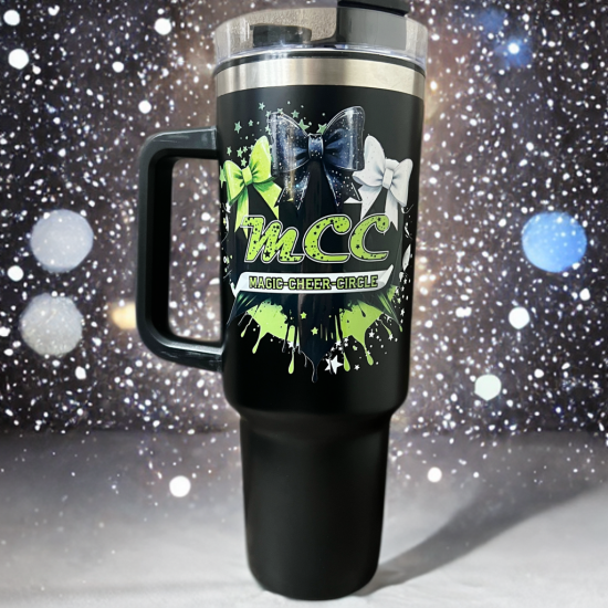 Cup 40oz black - MCC Design 3Bows - nachhaltige Variante